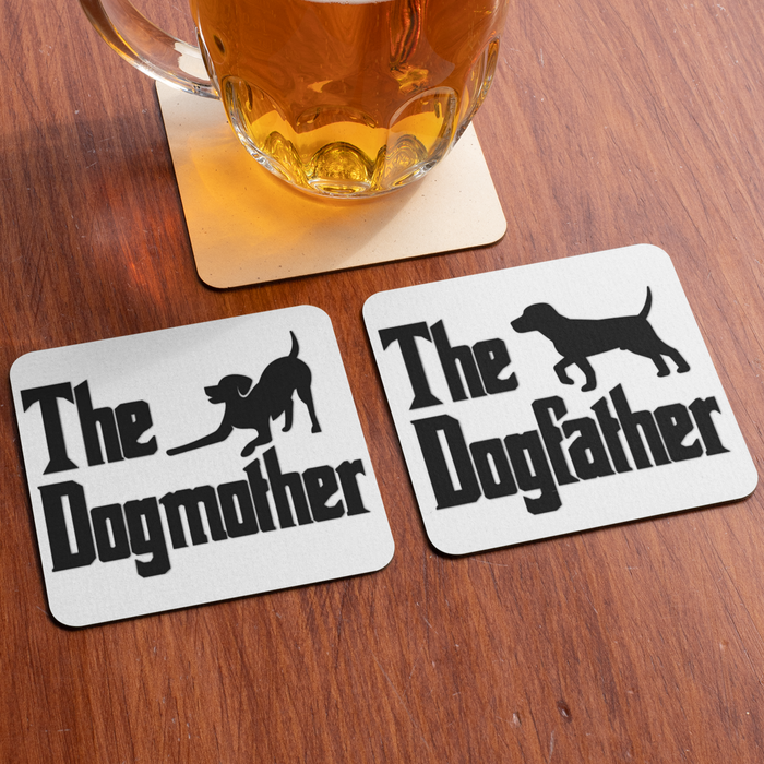 The Dogmother + Dogfather (Coaster Set)