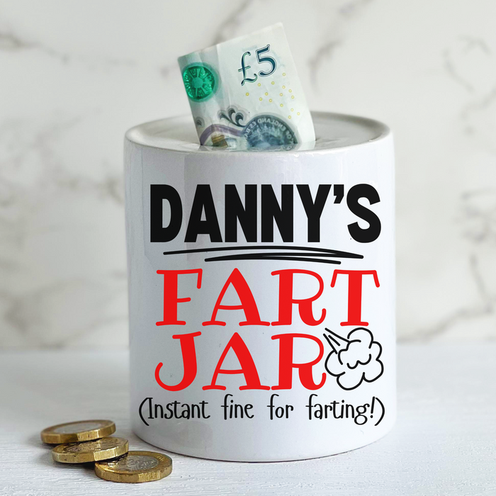 Personalised Fart Jar