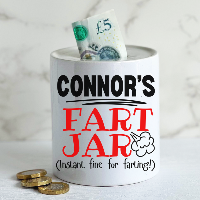 Personalised Fart Jar