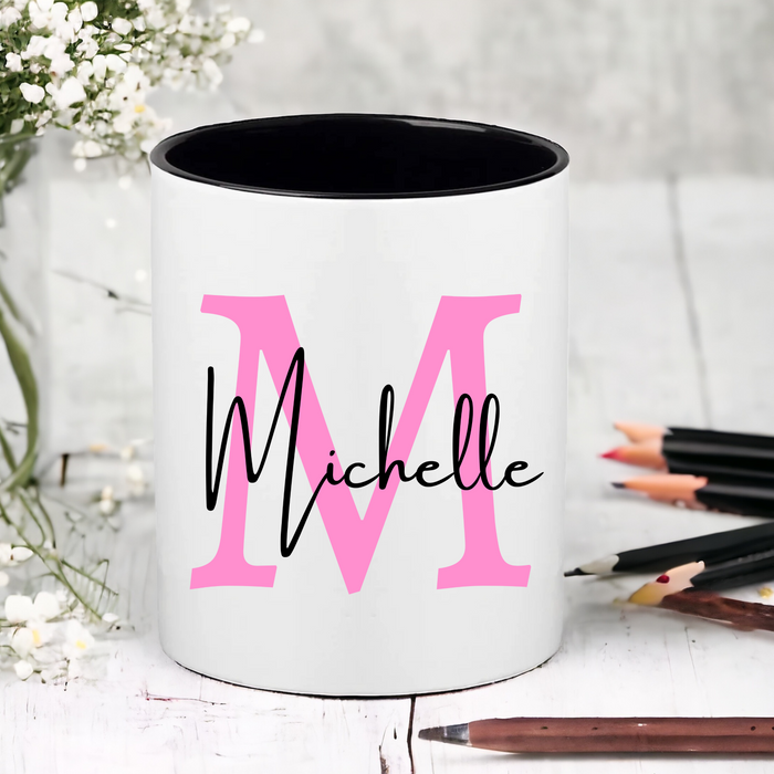 Pink Initial & Name