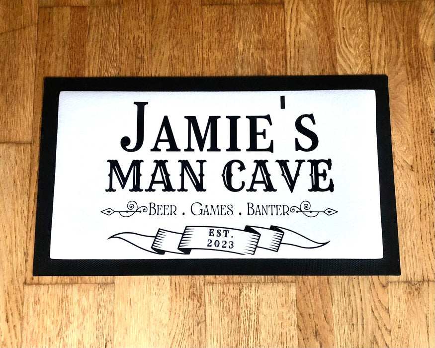 Personalised Man Cave Bar Mat