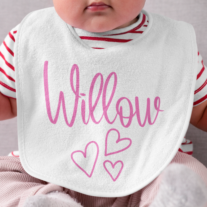 Personalised Name With Hearts