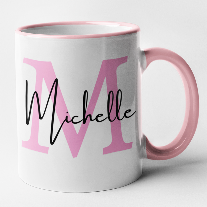 Pink Initial & Name