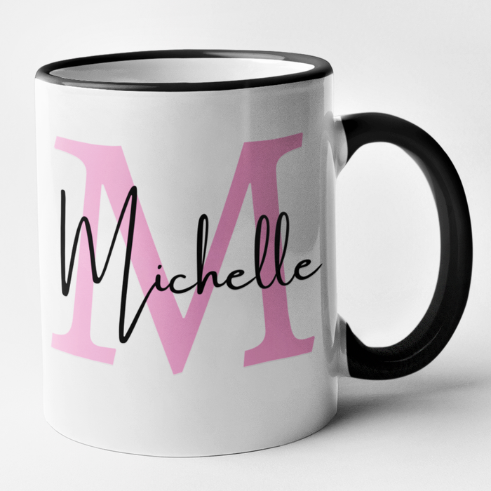 Pink Initial & Name