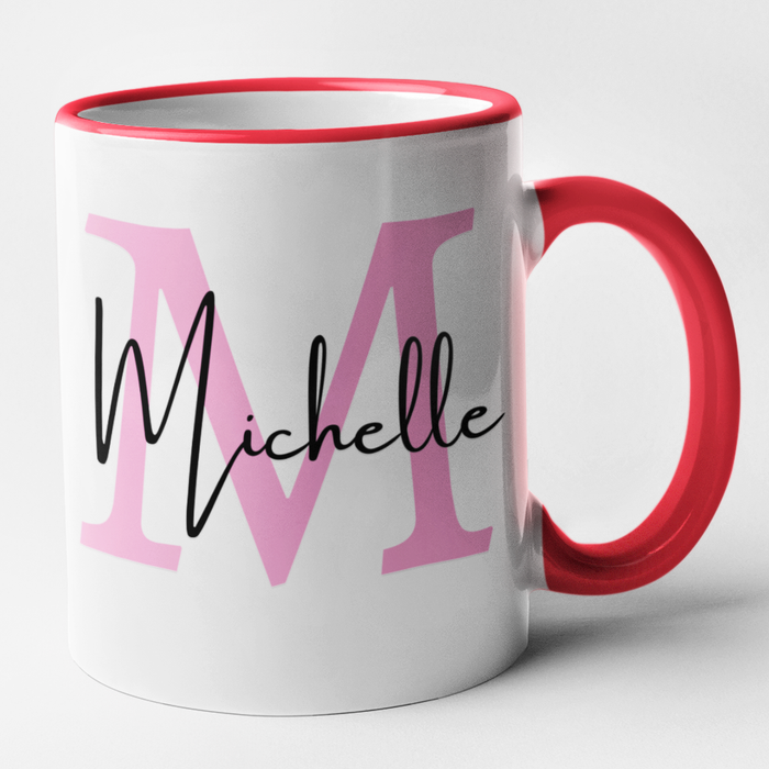 Pink Initial & Name