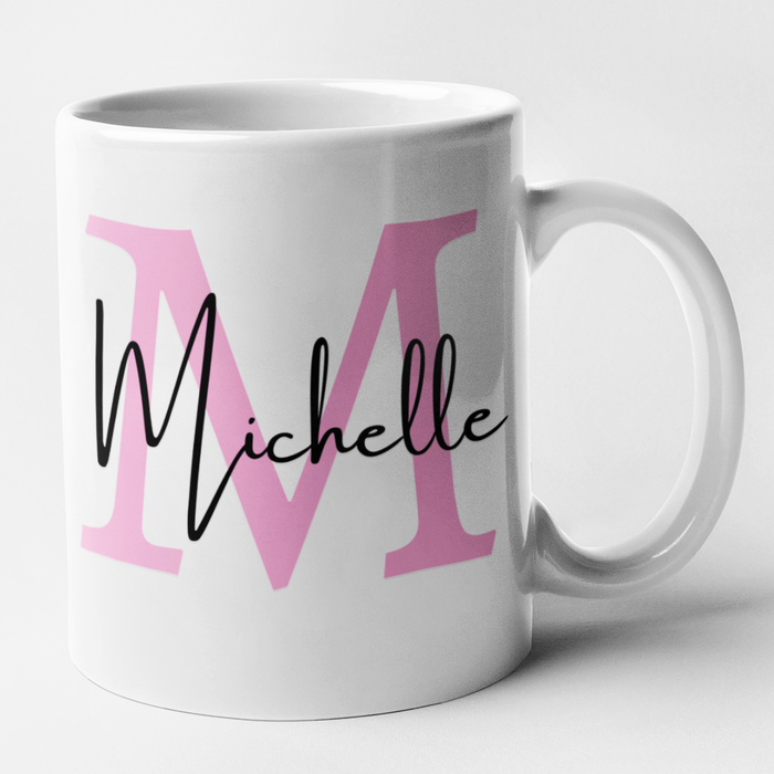 Pink Initial & Name