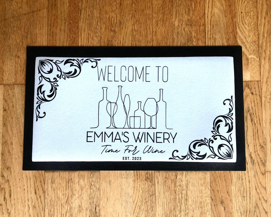 Personalised Wine Bar Runner