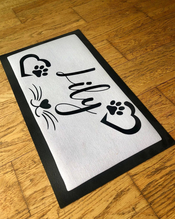 Personalised Cat Mat