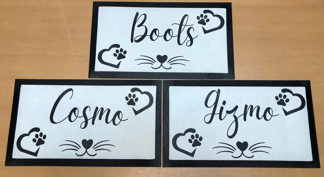 Personalised Cat Mat