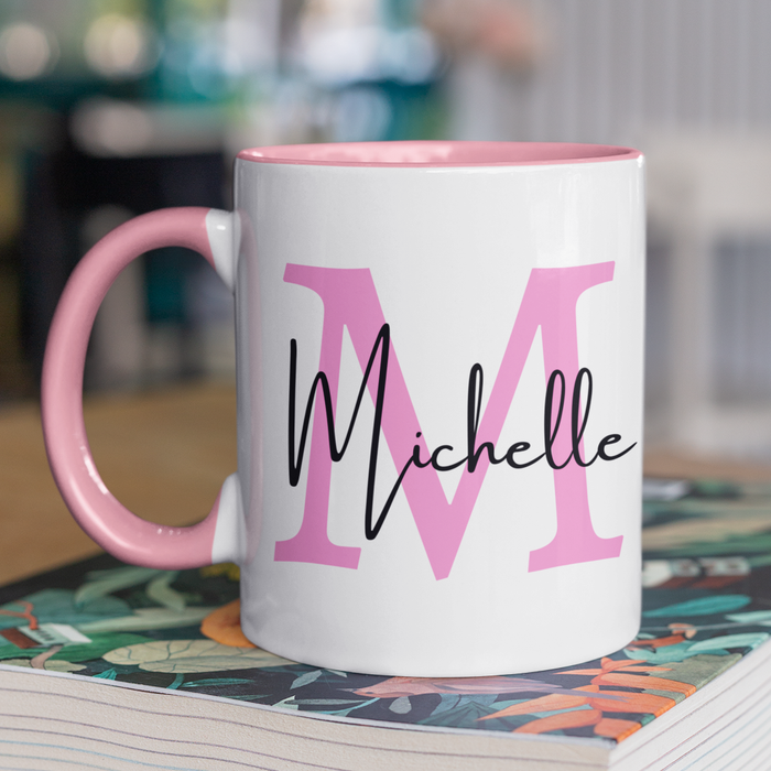 Pink Initial & Name