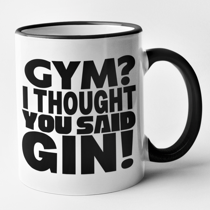 Gym? I Thought You Said Gin!